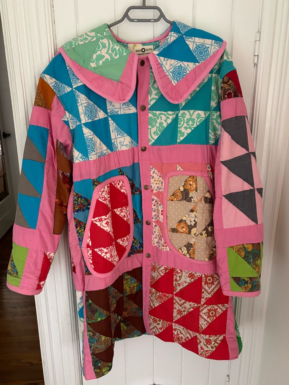 Long Collared Quilt Jacket